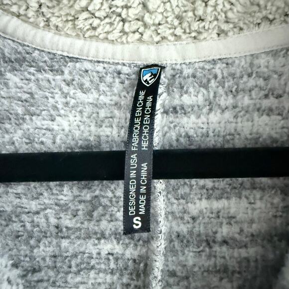 Kuhl Jacket Alaska Long Sweater Full Zip Knit Gray Womens Small Cozycore Outdoor - Picture 8 of 9